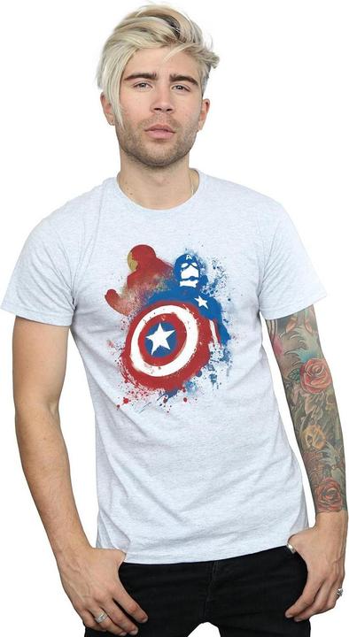 Produktbild Captain America Civil War Painted Vs Iron Man TShirt (3XL)