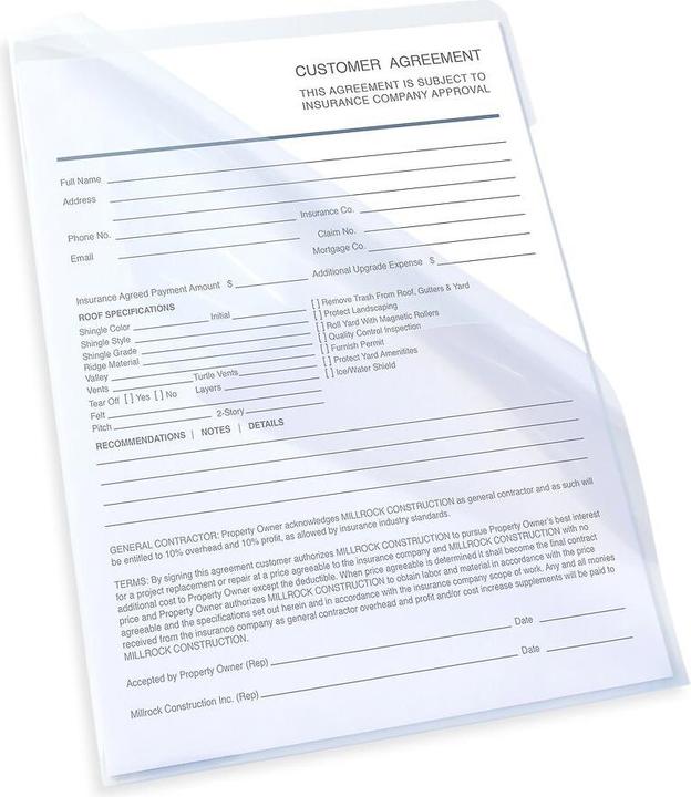 Immagine prodotto Oxford Scatola da 100 cartelline a L Slid'In A4 PVC 140µ liscio rigido Bianco (A4, 1 x)