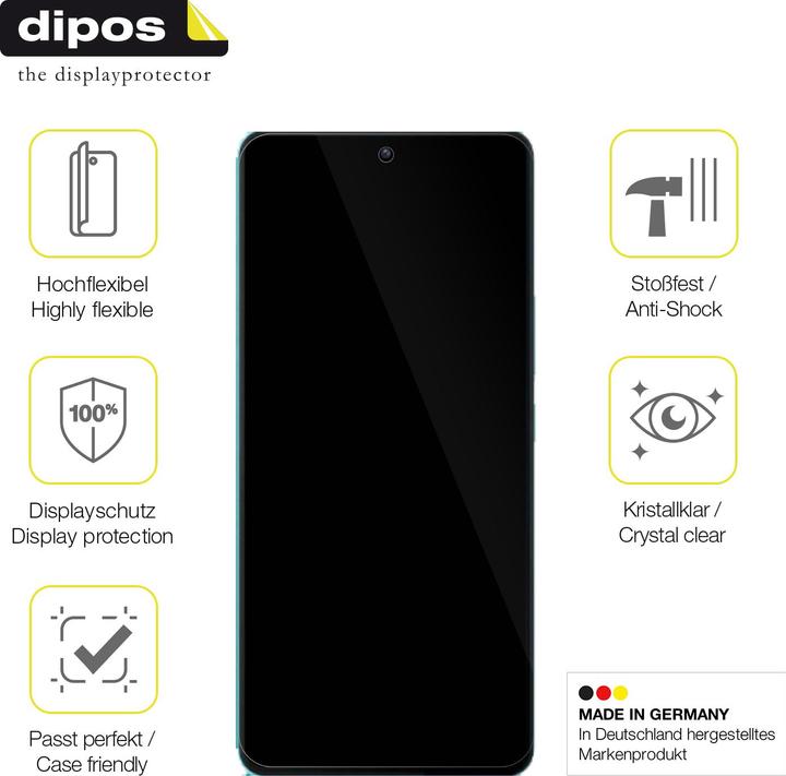 Produktbild Dipos Displayschutzfolie Full-Cover 3D (2 Stück, Vivo iQOO Neo 7 Pro)