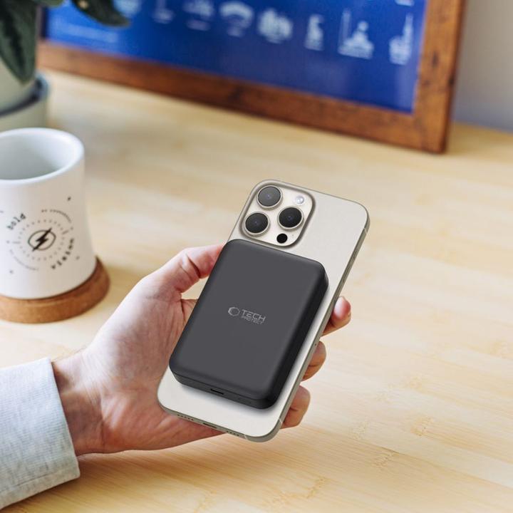 Image du produit Tech Banque d'alimentation techninės apsaugos PB11 LifeMag 10000 mAh Juodas (10000 mAh, 15 W)
