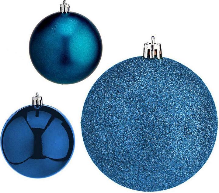 Immagine prodotto Krist+ Set di decorazioni natalizie in plastica blu 7 x 8 x 7 cm (12 pezzi) (12 -parte)