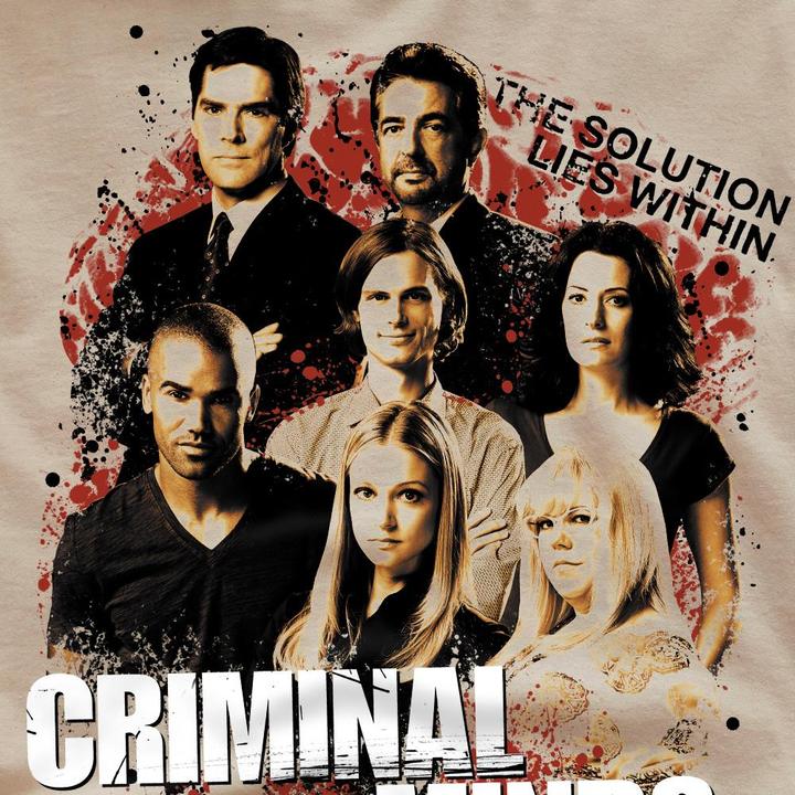 Actual product image Criminal Minds Mens Solution Lies Within T-Shirt (L)