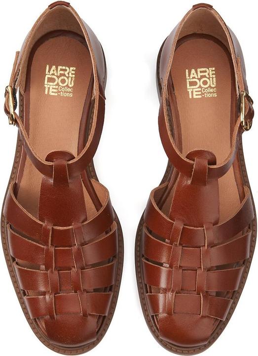 Immagine prodotto La Redoute Collections Sandali in pelle con tacco piatto (41)