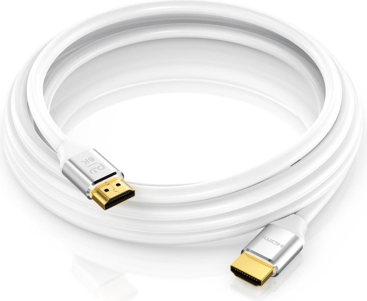 Produktbild Primewire HDMI Kabel 2.1, 8K 60 Hz, Premium Ultra HD, High Speed 7680 x 4320 @ 120 Hz - 4k @ 240 Hz mit DSC (2 m, HDMI)