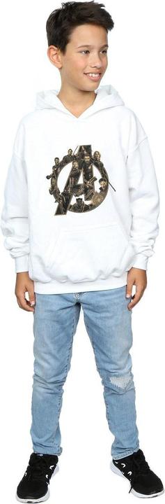 Image du produit - Sweat à capuche AVENGERS INFINITY WAR LOGO - Garçon (140, 146)