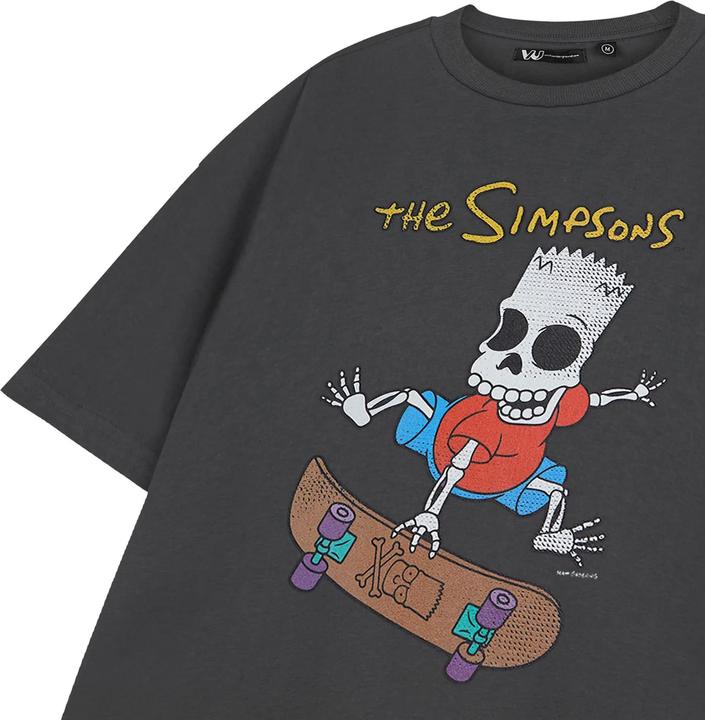 Actual product image The Simpsons Boys Bart Simpson Short-Sleeved Halloween T-Shirt (140)