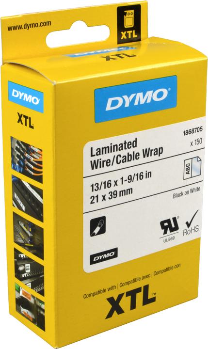 Produktbild Dymo XTL Etikett, Vinyl (3.50 cm, Schwarz)