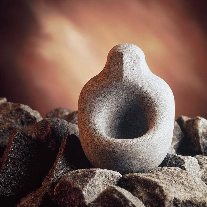 Produktbild Hukka Design Aromaschale aus Speckstein für den Saunaofen