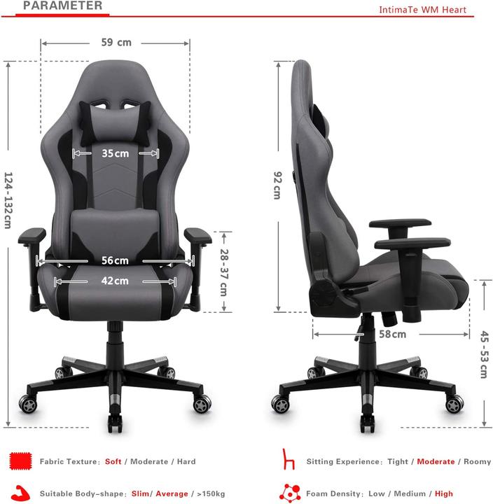 Actual product image IWMH Gaming chair