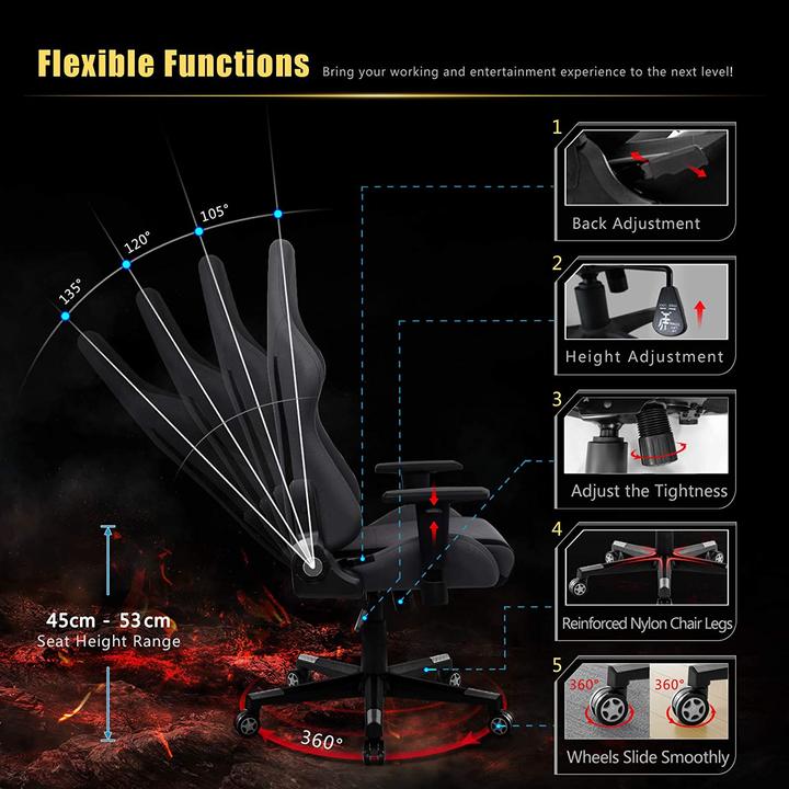 Actual product image IWMH Gaming chair