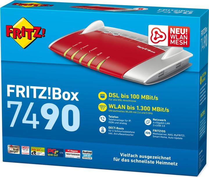 Actual product image AVM FRITZ!Box 7490