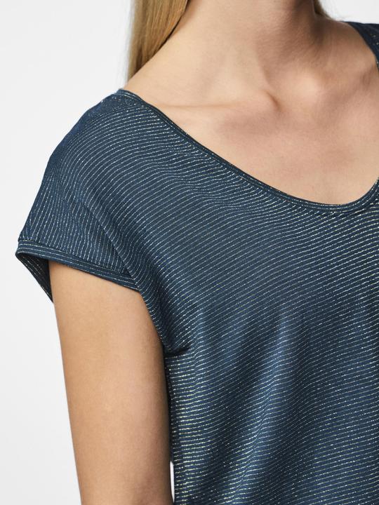 Actual product image Pieces Pcbillo Tee Lurex Stripes Noos Bc (XXL)
