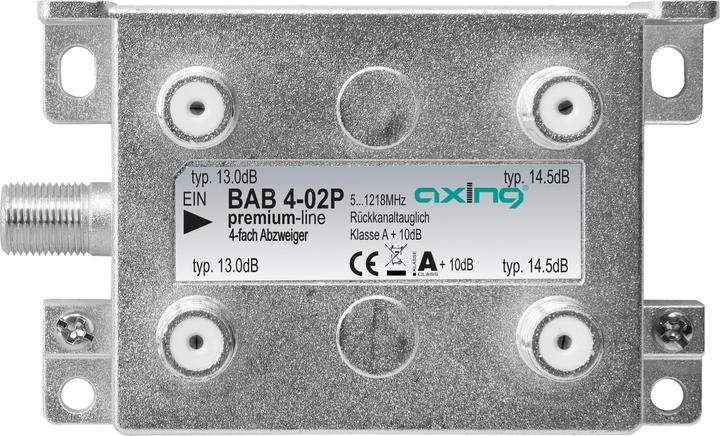 Actual product image Axing 4-way terminal feeder BAB 4-02P 51218 MHz