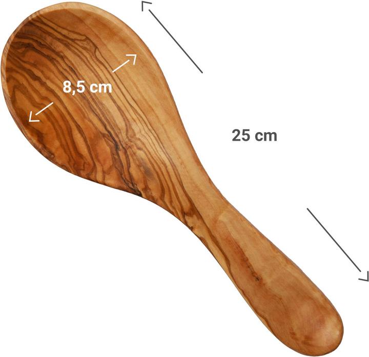 Immagine prodotto Natura Punto Poggia-cucchiaio, 100% legno d'ulivo, cm 25 x 8,5 x 2,5cm, marrone