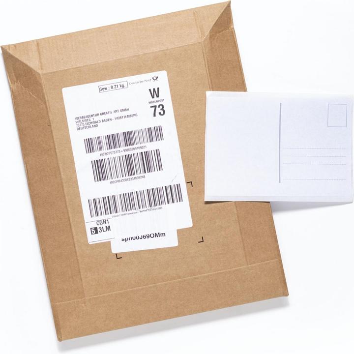 Actual product image HERMA Postcard labels