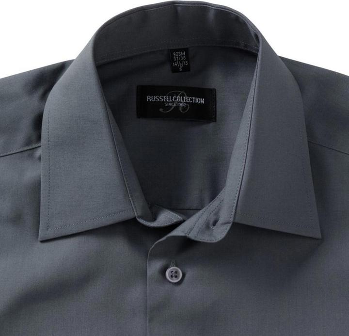Image du produit Russell Collection Chemise Popeline Manches Courtes Entretien Facile (49)