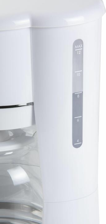 Actual product image Domo CAFETIÈRE BLANCHE DO730K 900W 1,5L 12 CUPS PORTE-FILTRE AMOVIBLE ARRÊT AUTOMATIQUE