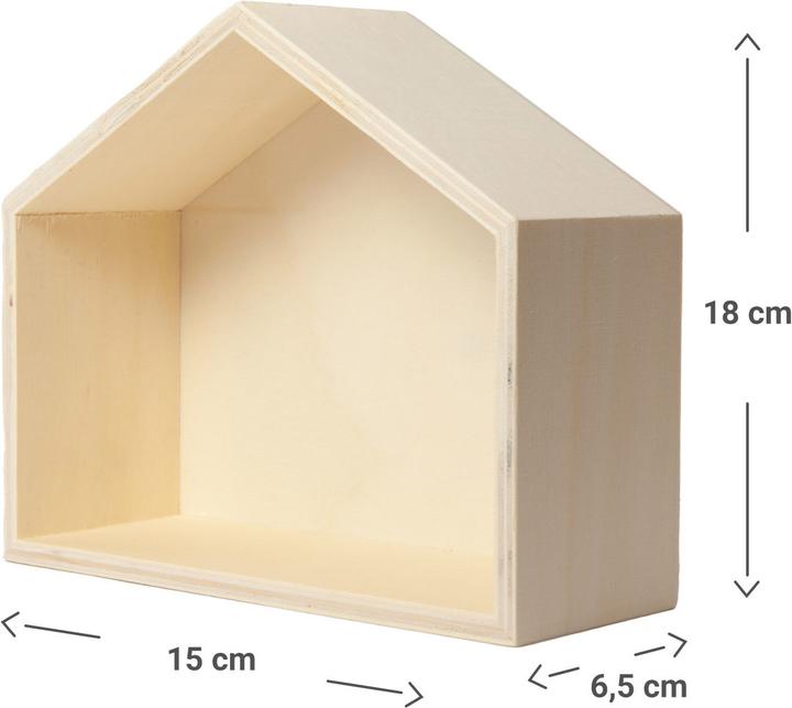 Actual product image Natura Punto Christmas crib made of natural wood, 6 figures