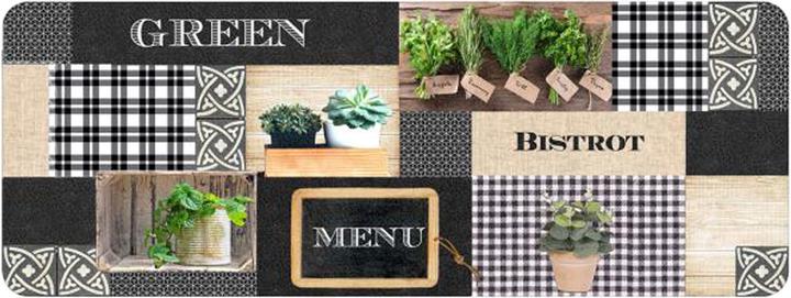 Image du produit Natura Punto Tapis décoratif en polyester, Green, Menu, Bistrot, 120 x 45 cm (45 x 120 cm)
