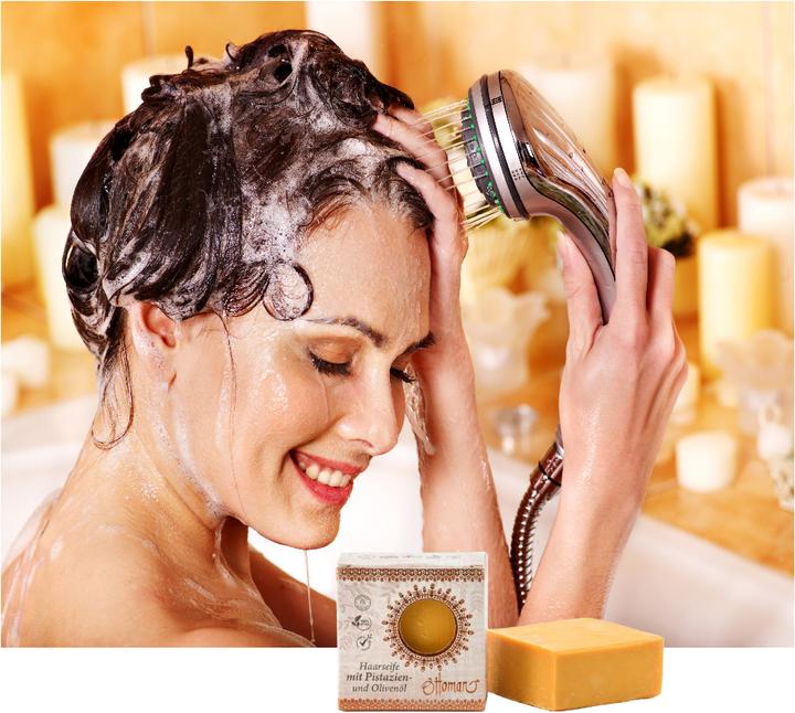 Immagine prodotto Natura Punto Sapone per capelli con pistacchio e olio d'oliva (Shampoo liquido)