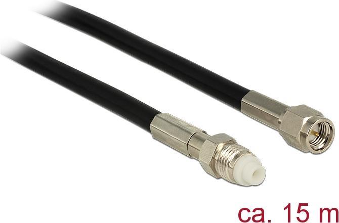 Image du produit Delock Câble d'extension de bande 400Mhz, 15m (Câble d'antenne)