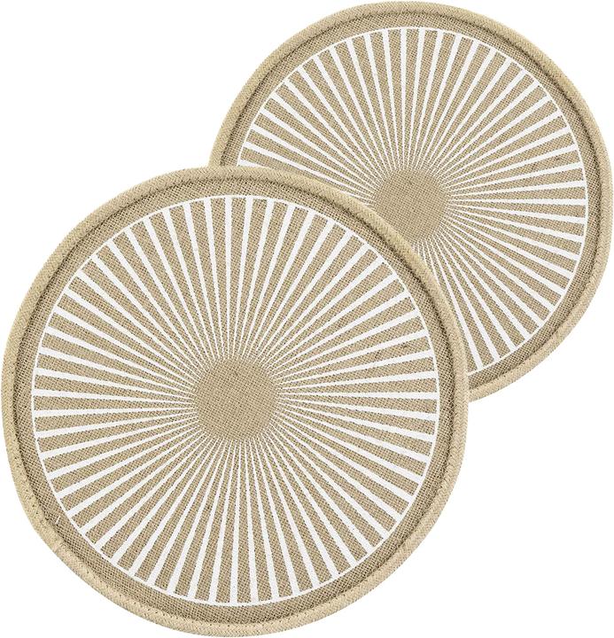 Image du produit Casativo Set de 2 sets de table ronds en jute (2 x, 38 x 38 cm)