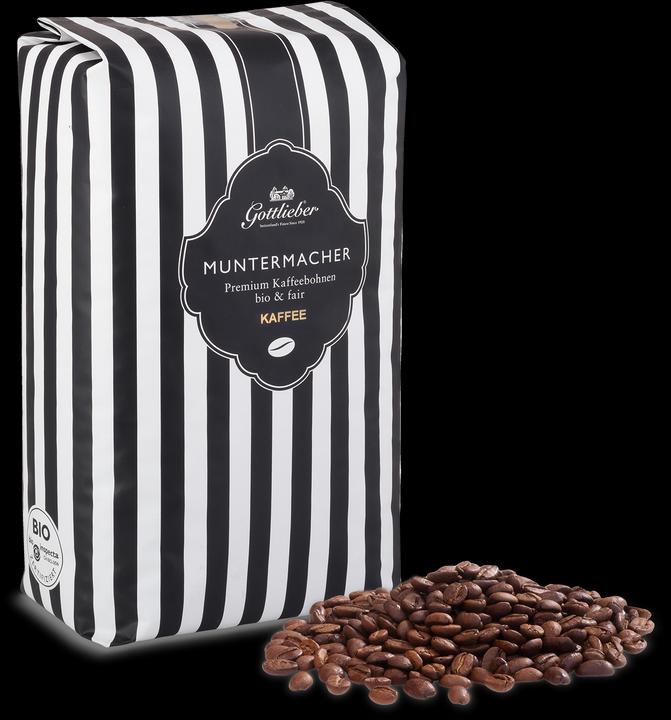 Produktbild Gottlieber «Muntermacher» – Premium Kaffeebohnen mit Kaffee-Röstung (1000 g)