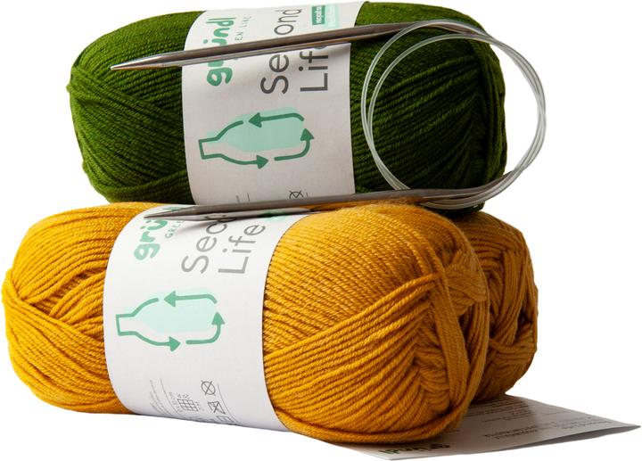 Actual product image Natura Punto Knitting Set with Wool for Cushion Cover