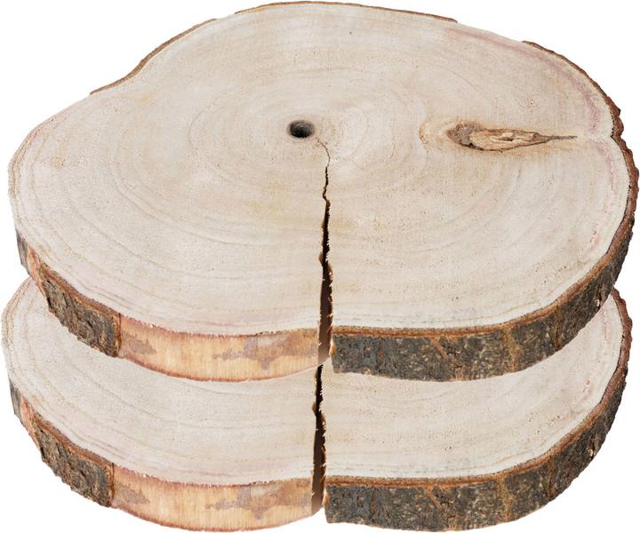 Produktbild Natura Punto 2er-Set runde Untersetzer aus Holz (2 x, Pfannenuntersetzer)