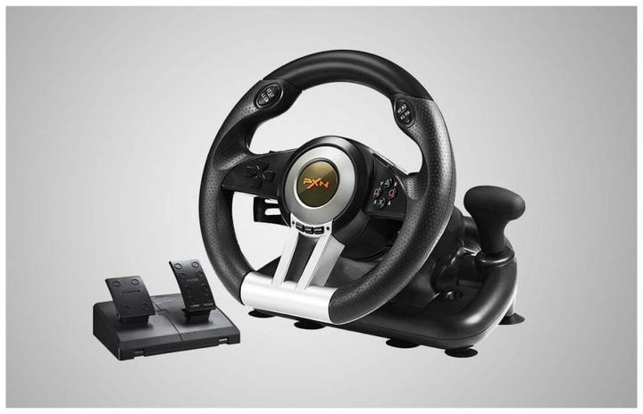 Actual product image PXN Gaming Wheel PXN-V3 (PC / PS3 / PS4 / XBOX ONE / SWITCH) (PS3, PS4, Xbox One S, PC, Switch)