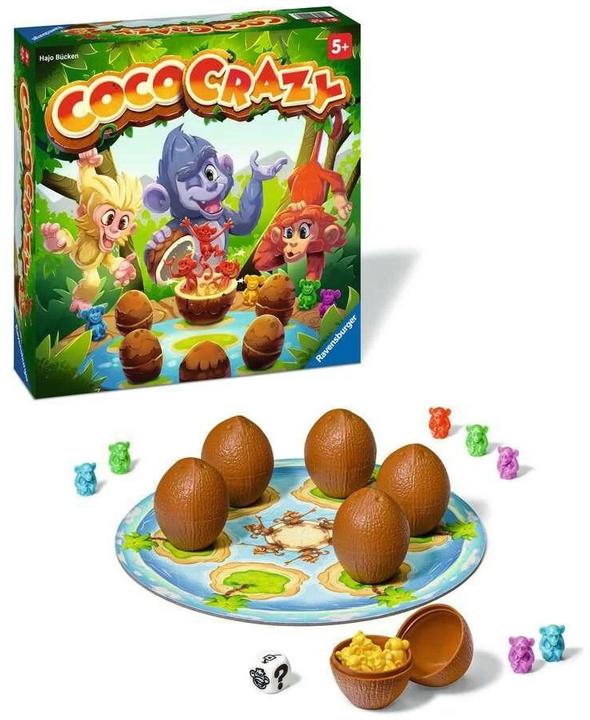Actual product image Ravensburger Coco Crazy (German, French, Dutch, Italian)