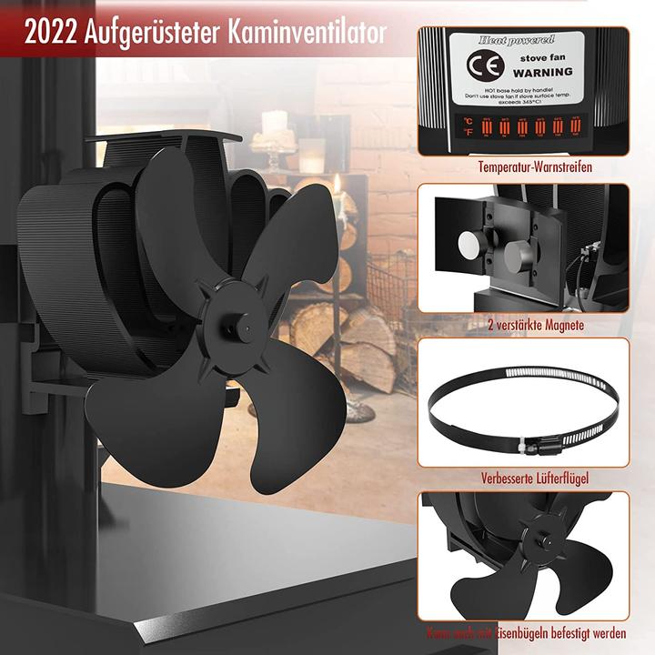 Produktbild Vazillio Kaminventilator (Ø 15 cm)