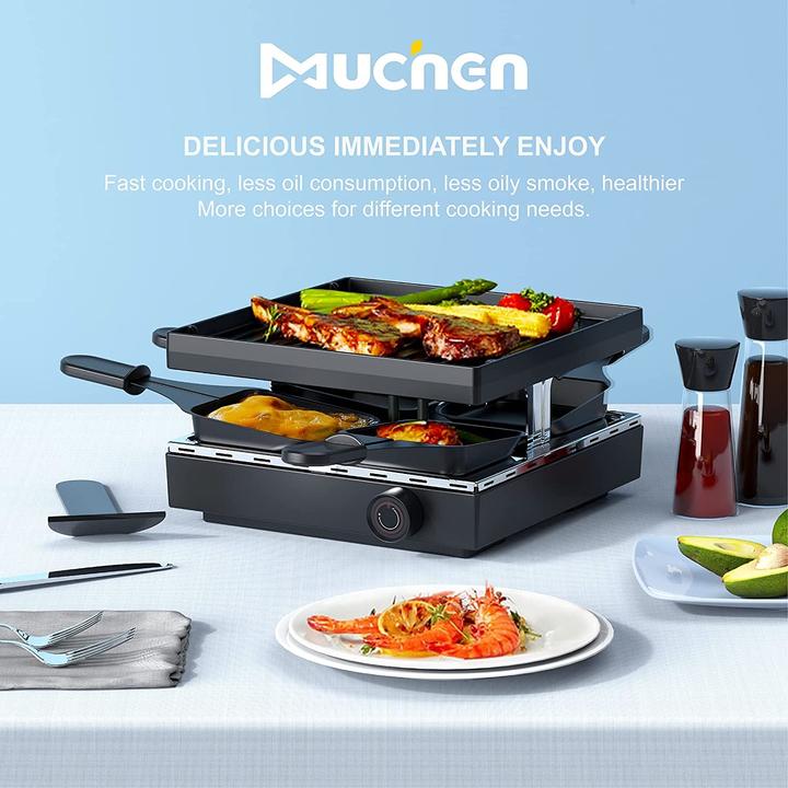 Produktbild Muchen Raclette Grill, 4 Personen