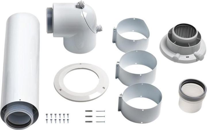 Vaillant Anschluss-Set 80/125 mm PP für Überdruck-Abgassystem (0.13 m)