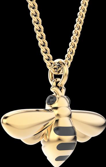 Produktbild MTM Bee Necklace (Messing, 18k Gold, 43 cm)