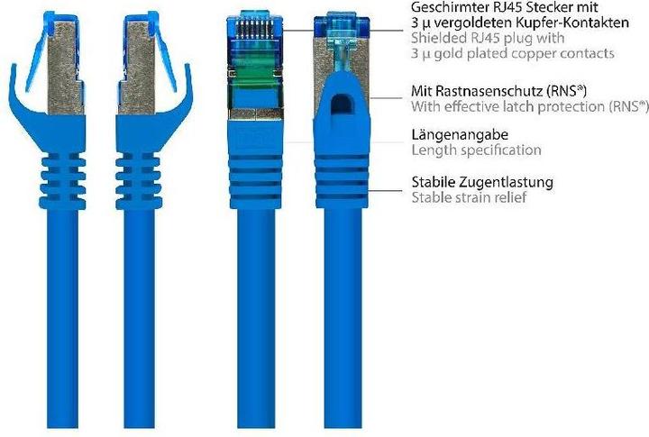 Actual product image Good Connections Alcasa (S/FTP, CAT6a, 10 m)
