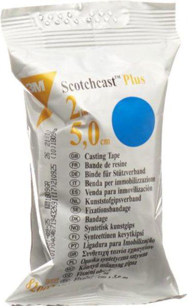 Actual product image 3M Scotchcast Plus 5cmx3.65m blue