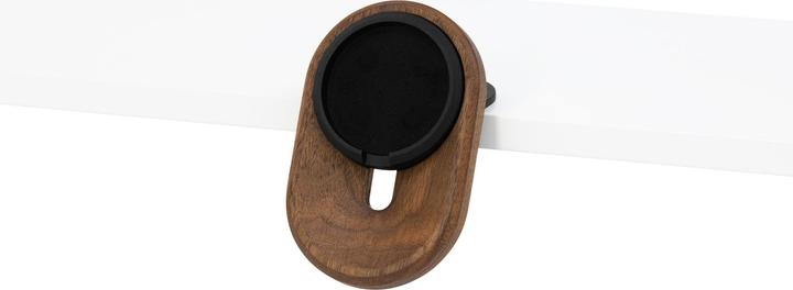 Produktbild Oakywood MagSafe iPhone Desk Shelf Mount - Multifunktionale iPhone-Halterung - am Regal montiert - Walnuss -