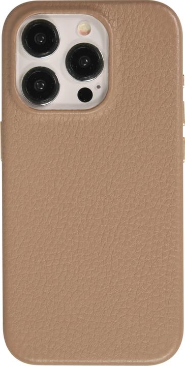 Actual product image PhoneLook Cover Fully grained luxury calfskin with metal buttons and MagSafe (Apple iPhone 15 Pro)