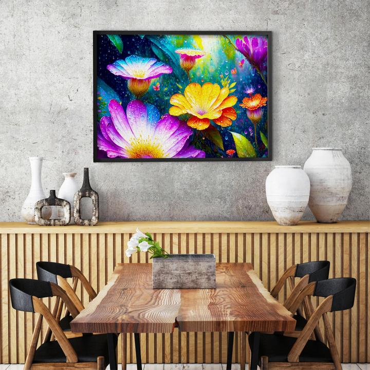 Actual product image Enjoy Puzzle Puzzle 1000 pieces - Flowers in the Rain (1000 pieces)