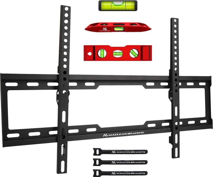 Actual product image Maclean TV mount max VESA 600x400 32-80 45kg Tilt adjustment +0°-10° MC-413 (Wall, 80", 45 kg)