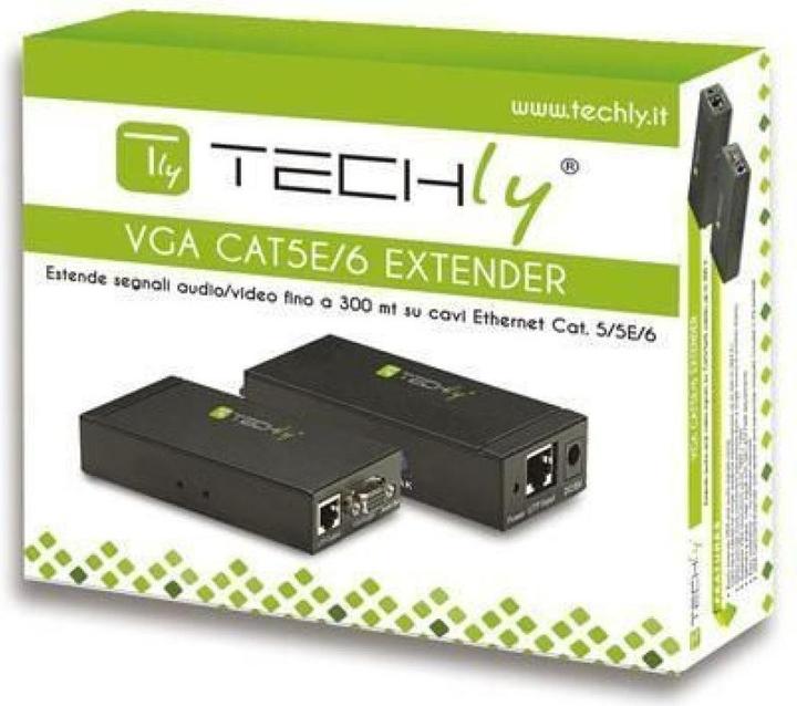 Immagine prodotto Techly Amplificatore Extender VGA e Audio su cavo di rete