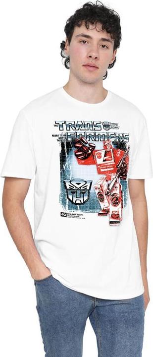Actual product image Transformers Mens Blaster Box 40th T-Shirt (L)
