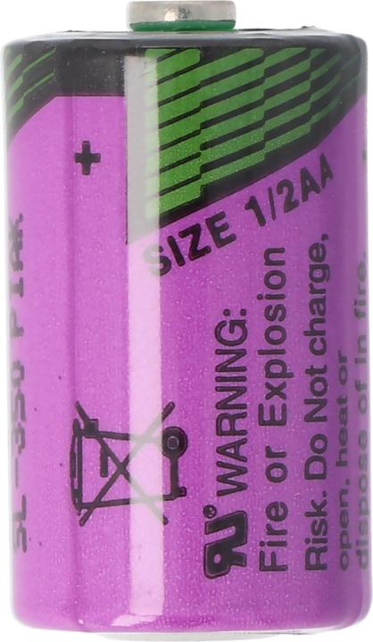 Actual product image Tadiran Battery Inorganic SL-350/S Standard without LF (1 pcs., 1/2 AA, 1000 mAh)