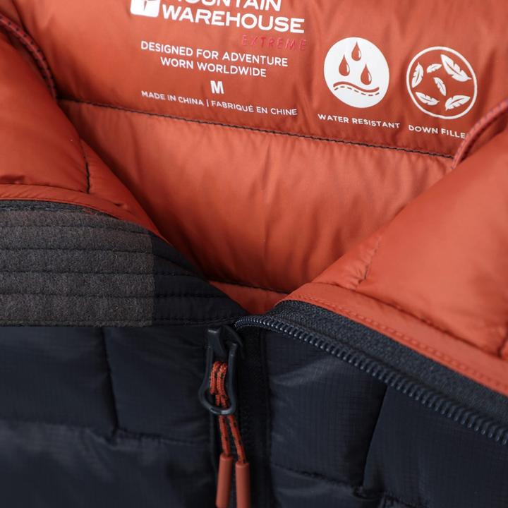 Actual product image Mountain Warehouse Mens Henry II Extreme Down Filled Padded Jacket (XS)
