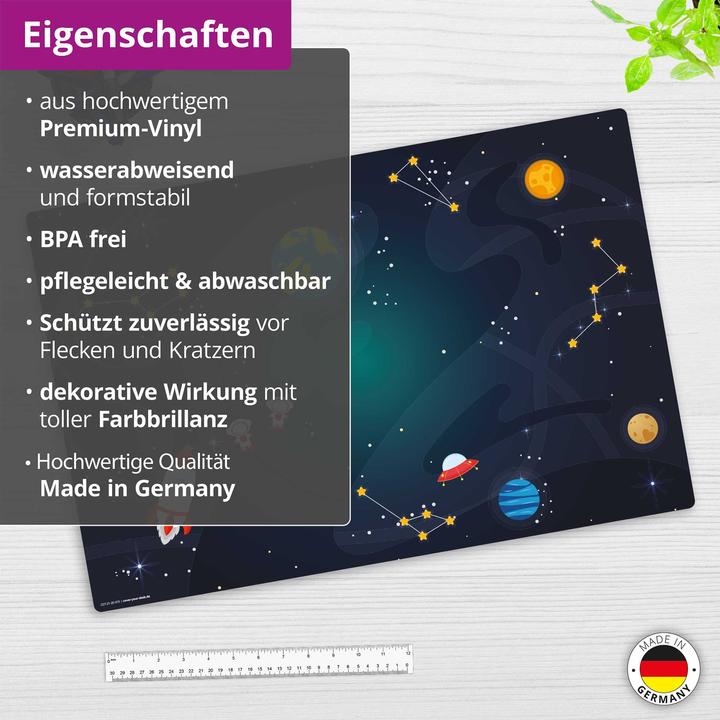 Produktbild CoverYourDesk Schreibtischunterlage Weltraumabenteuer (60 x 40 cm)