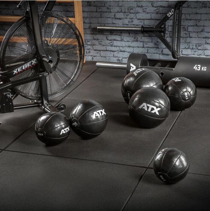 Produktbild ATX Medizinball - Kunstleder - schwarz - 3 kg (3 kg, 210 mm)