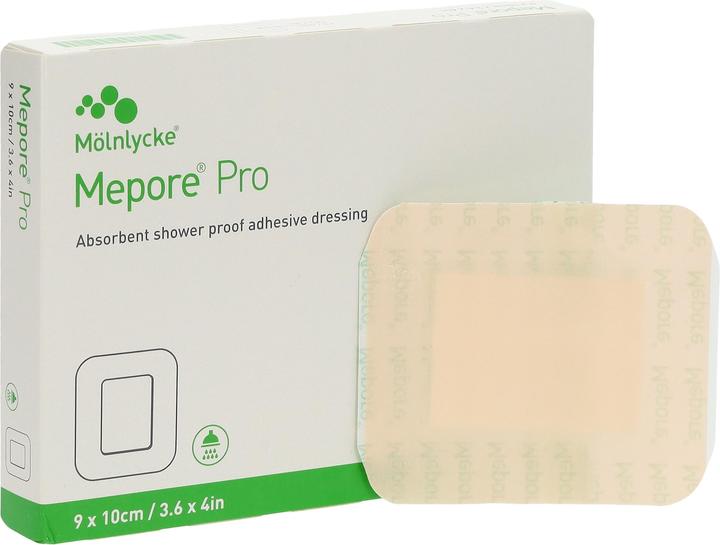 Mepore Wundverband 10x9cm Wundkissen 6x5cm steril (10 x)