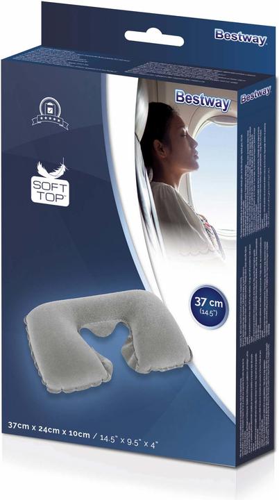 Immagine prodotto Bestway 67006 cuscino da viaggio Gonfiabile Verde, Bianco (Imbottitura aggiuntiva)