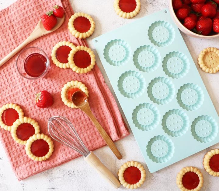 Immagine prodotto ScrapCooking Teglia in silicone per 11 tartellette